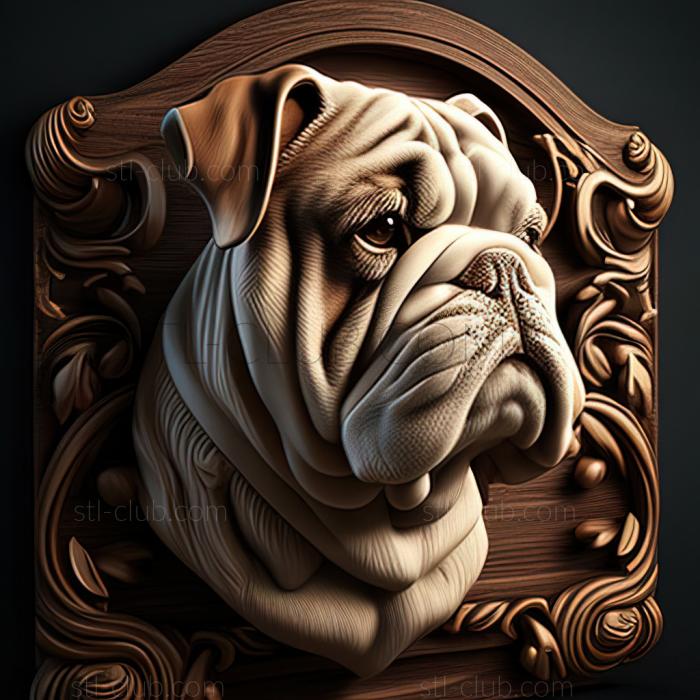 st Old English Bulldog dog